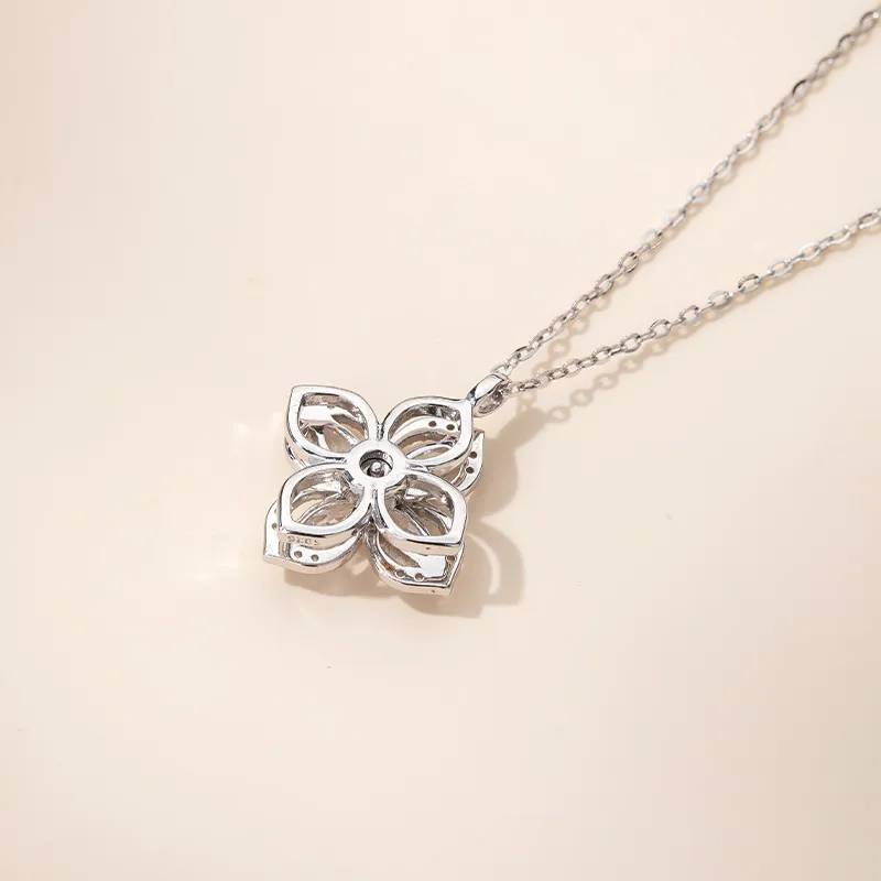 Mofei S925 Silver Necklaces Women's-2