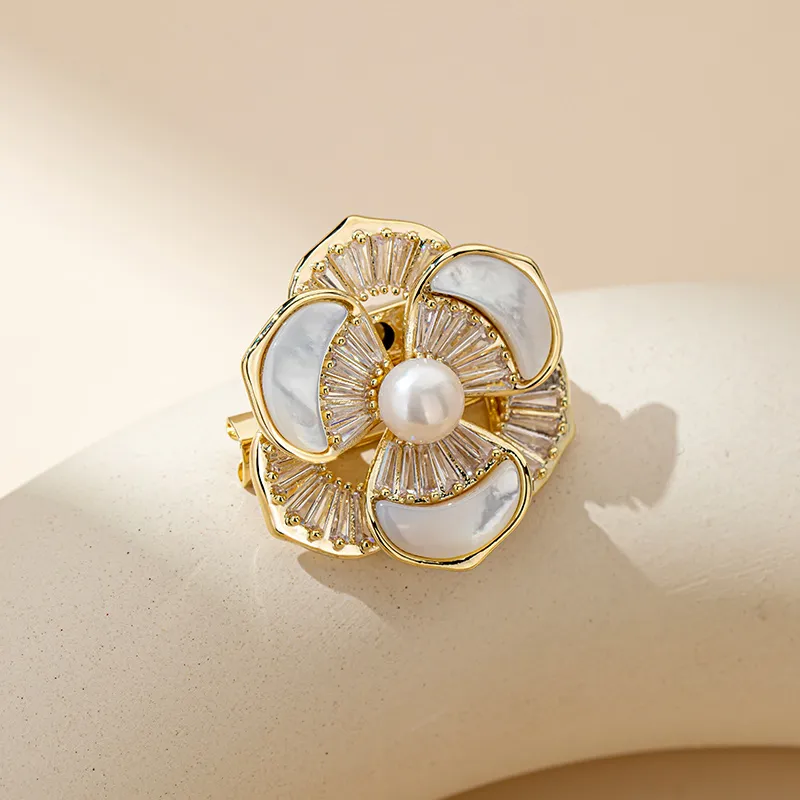 Mofei Pearl Brooches Women's-6