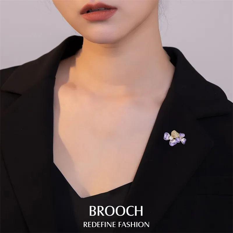 Mofei Freshwater Pearl Brooches Women's-2