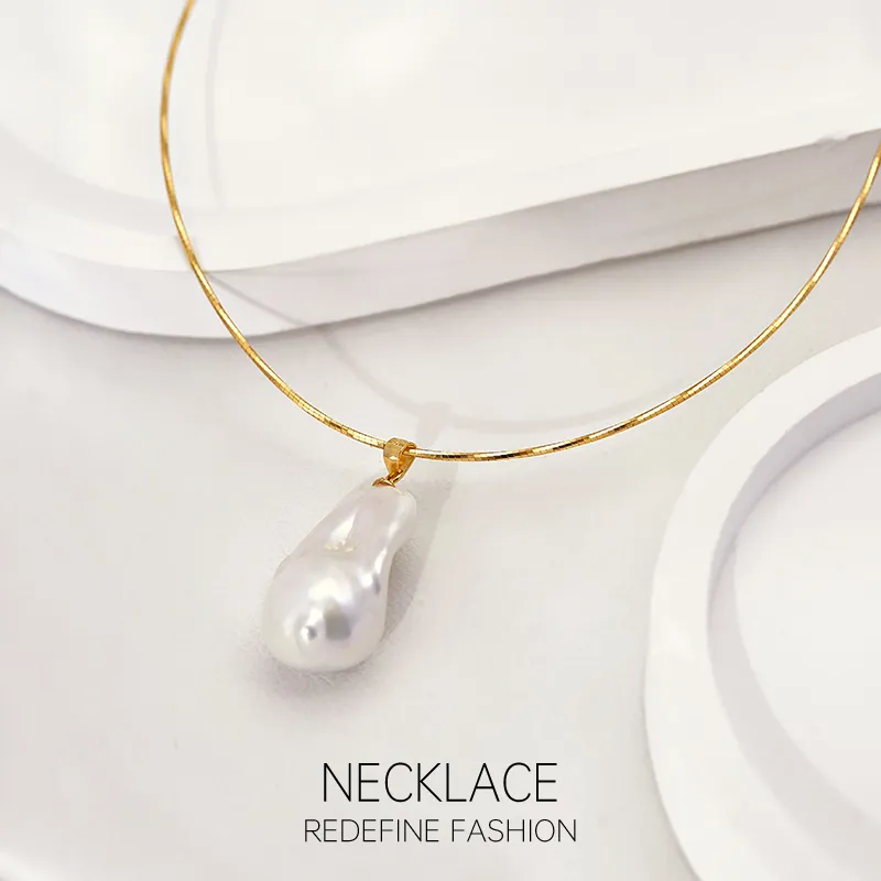 Mofei Pearl Necklaces Women's-3