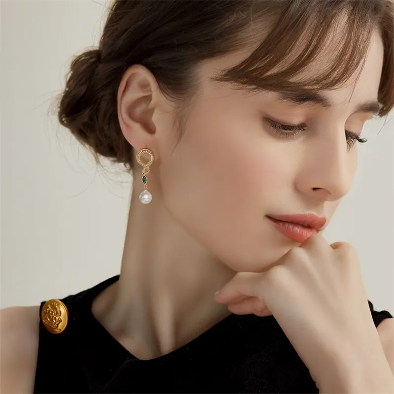 Mofei S925 Silver Stud Earrings Women's Gift Box Set-1