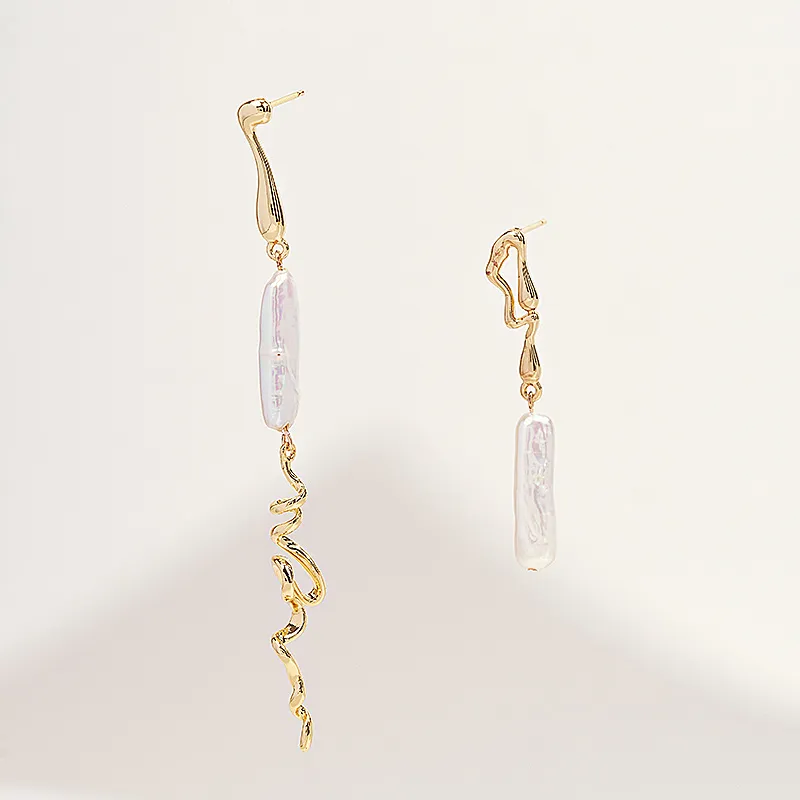 Mofei Pearl Earrings Women's-5