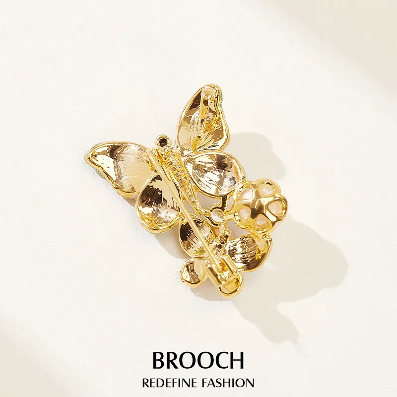 Mofei Pearl Brooches Women's-3