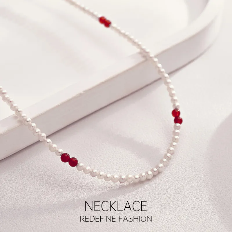 Mofei Pearl Necklaces Women's-2