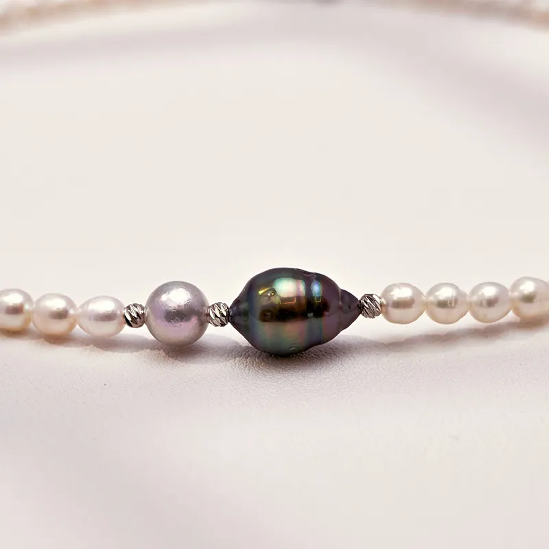 Mofei Pearl Necklaces Women's-3