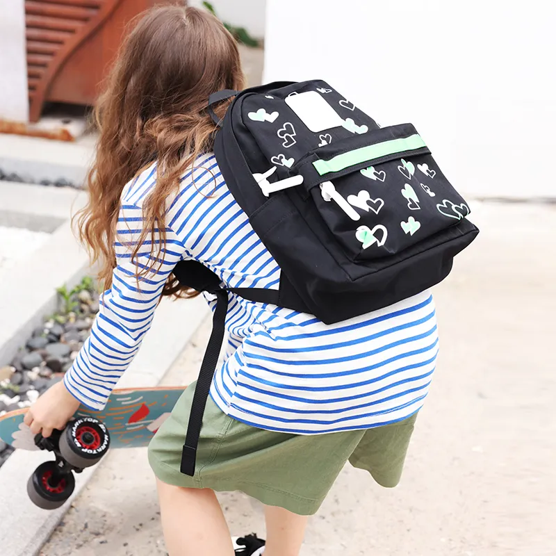 CILOCALA Polyester Backpack Large Size Unisex Emerald, Pink, Yellow, Black-13