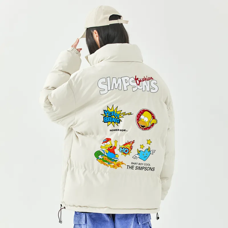 The Simpsons Puffer Jacket Unisex-9