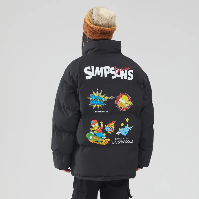 The Simpsons Puffer Jacket Unisex-2