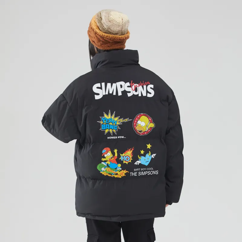 The Simpsons Puffer Jacket Unisex-3