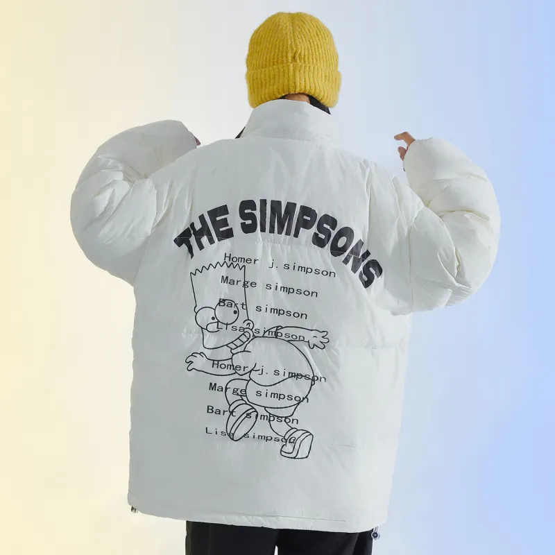 The Simpsons Down Coat Jacket Unisex-3