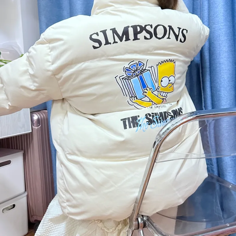 The Simpsons Puffer Jacket Unisex-11