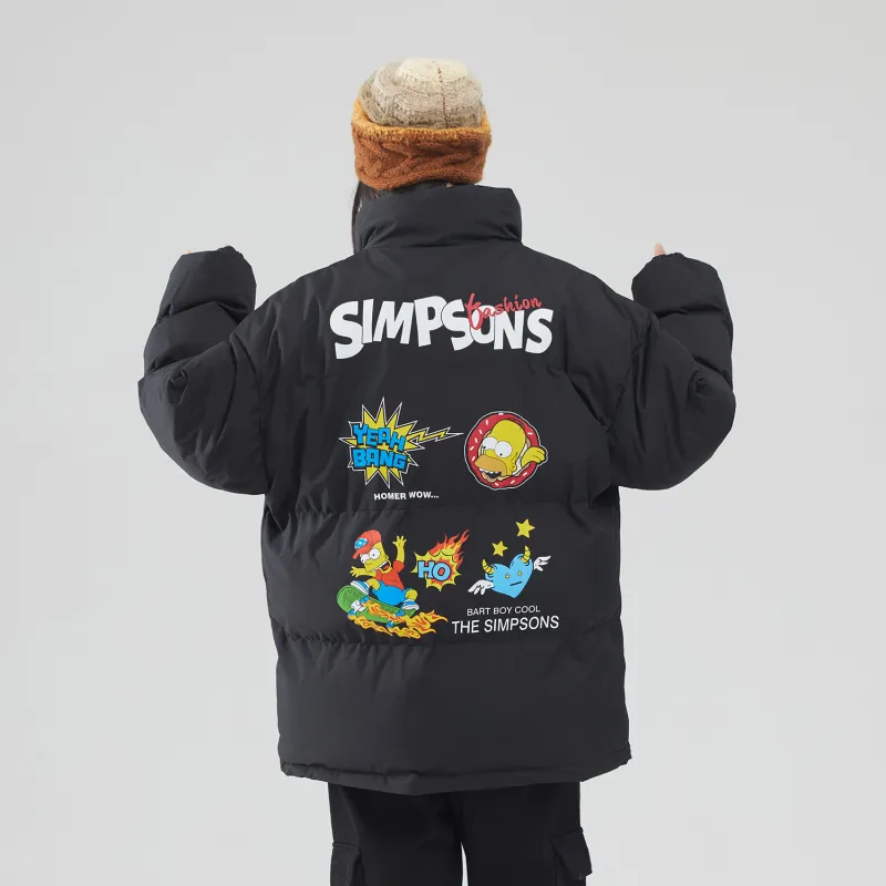 The Simpsons Puffer Jacket Unisex-5