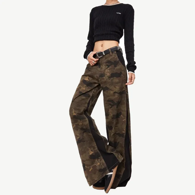 Beam Mix With Kimchi x LBPC Jeans Unisex Camouflage-4