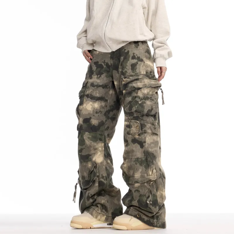 Beam Mix With Kimchi LBPC X PickleClub Cargo Pants Unisex Desert Camouflage-3