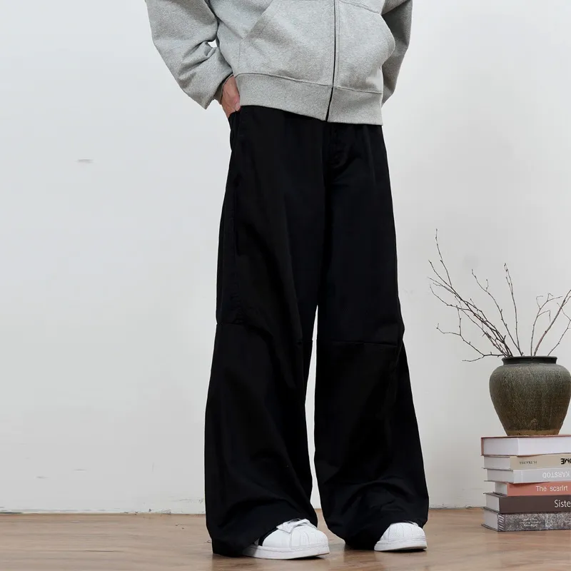Beam Mix With Kimchi Casual Pants Unisex Gray Green-30
