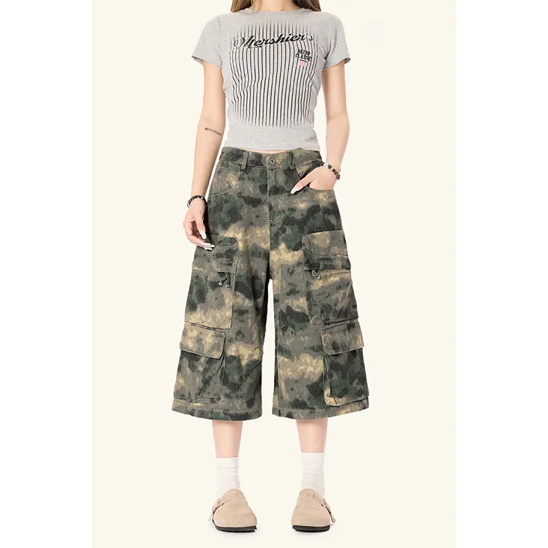 Beam Mix With Kimchi LBPC X PickleClub Cargo Pants Unisex Desert Camouflage-11