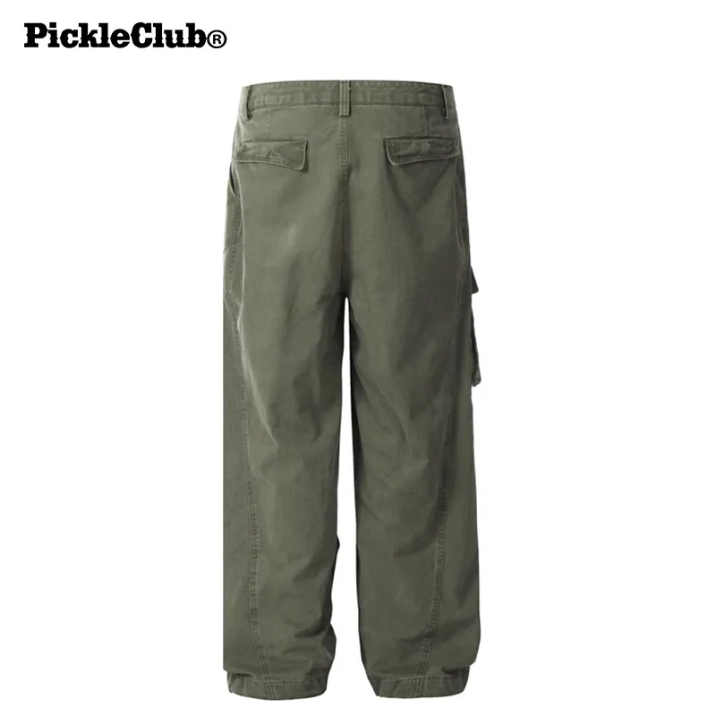 Beam Mix With Kimchi LBPC X PickleClub Structured Wide Leg Pants With A Relaxed, Baggy Feel Unisex Black-2