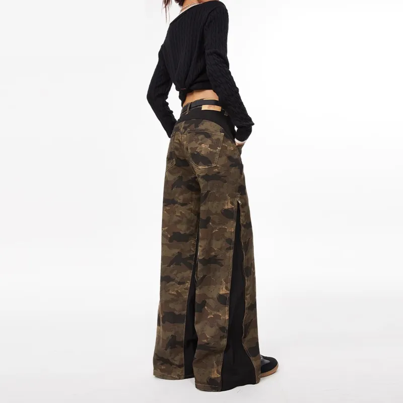 Beam Mix With Kimchi x LBPC Jeans Unisex Camouflage-2