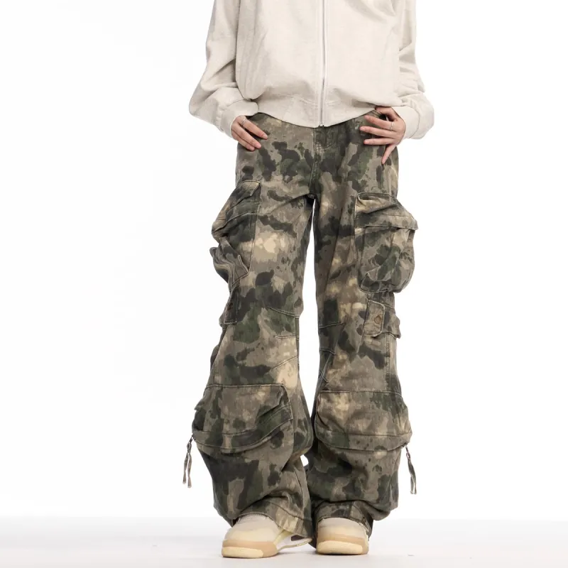 Beam Mix With Kimchi LBPC X PickleClub Cargo Pants Unisex Desert Camouflage-4