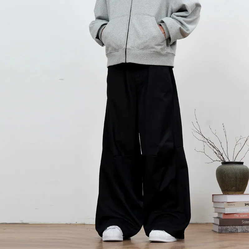 Beam Mix With Kimchi Casual Pants Unisex Gray Green-26