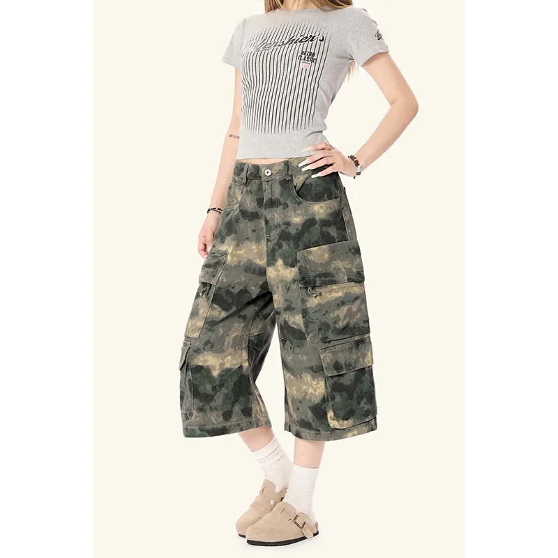 Beam Mix With Kimchi LBPC X PickleClub Cargo Pants Unisex Desert Camouflage-12