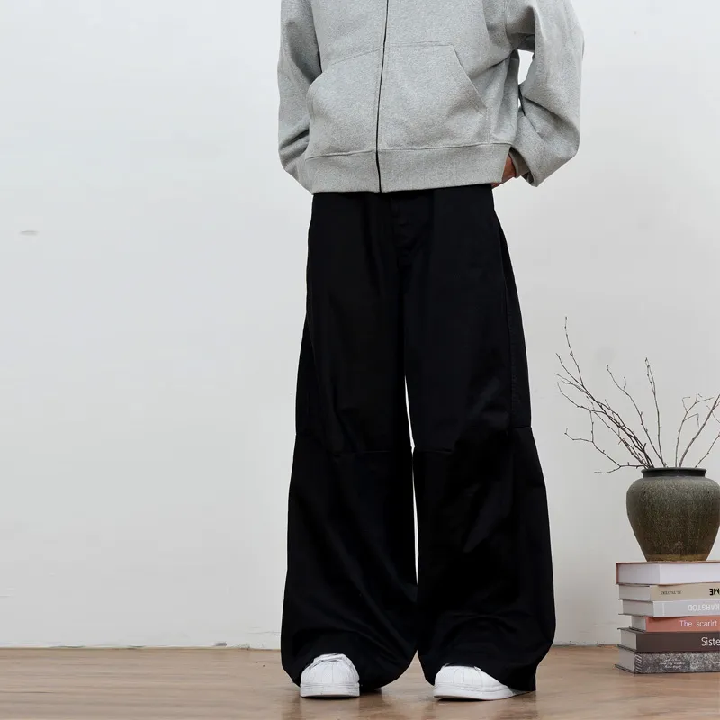 Beam Mix With Kimchi Casual Pants Unisex Gray Green-29