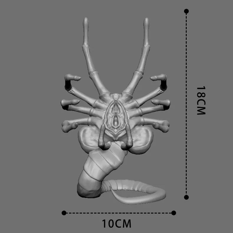 Lu Xuan Alien Romulus-Facehugger Collection Phone Stand Integrated 3D Printing-7