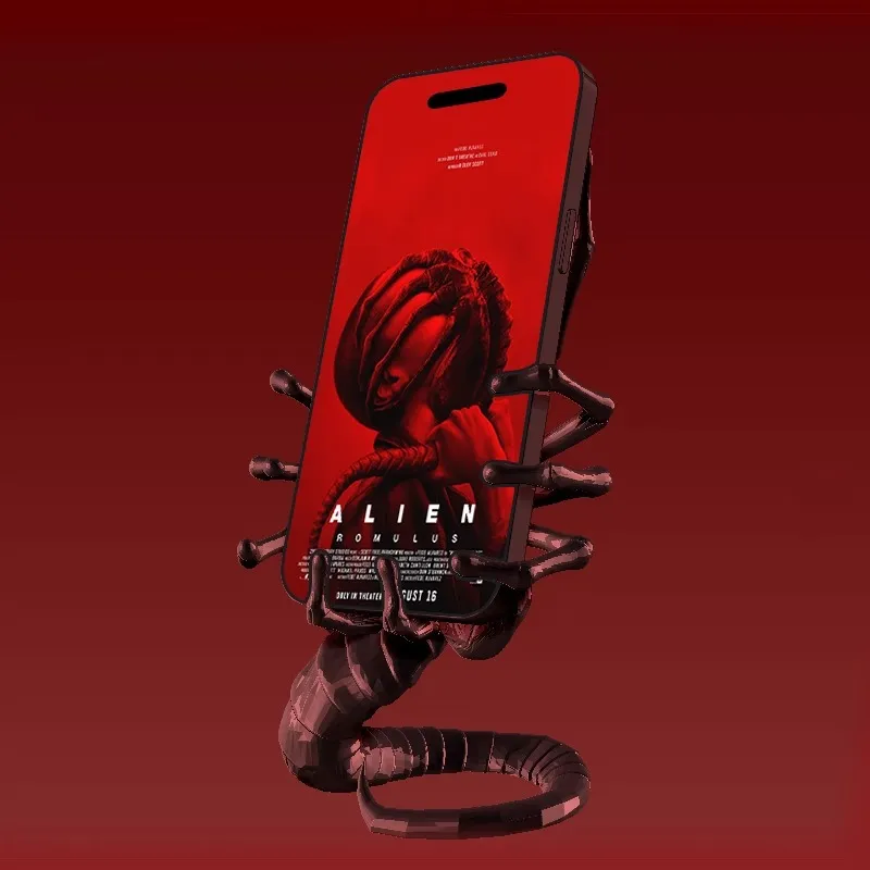 Lu Xuan Alien Romulus-Facehugger Collection Phone Stand Integrated 3D Printing-3