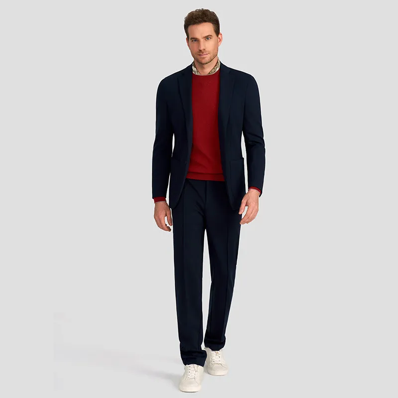 LANBAO Suit Trouser Men's Dark Blue-3
