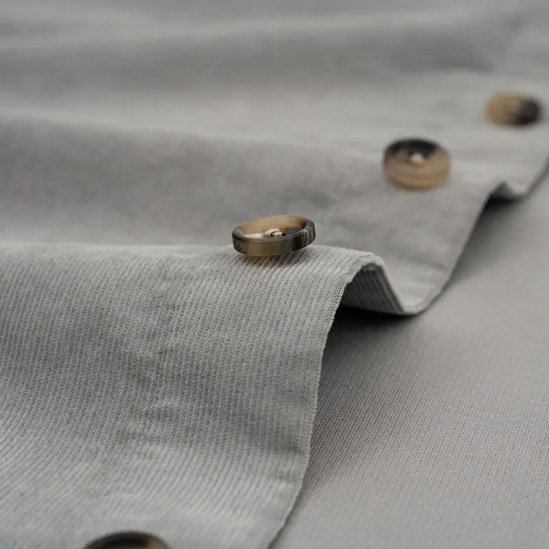 LANBAO Shirts Men Light Gray-2