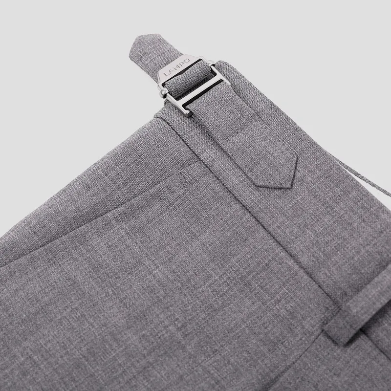 LANBAO Suit Trouser Men's Medium Gray-3