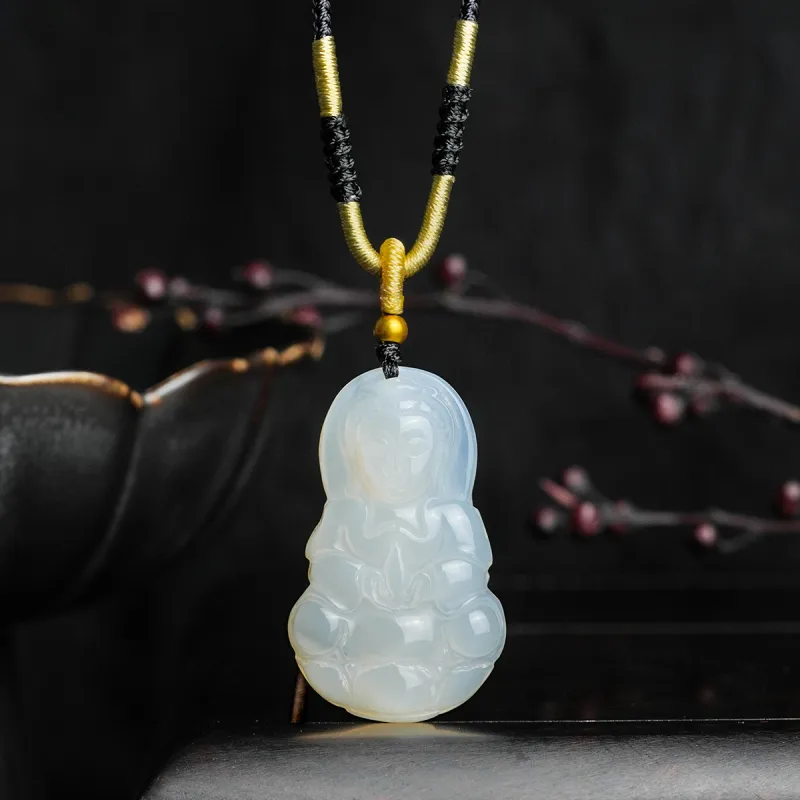 Zocai Chalcedony Necklaces Women's-1