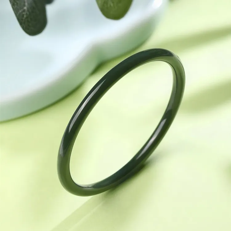 Zocai Bangles Green Jade Women's-3