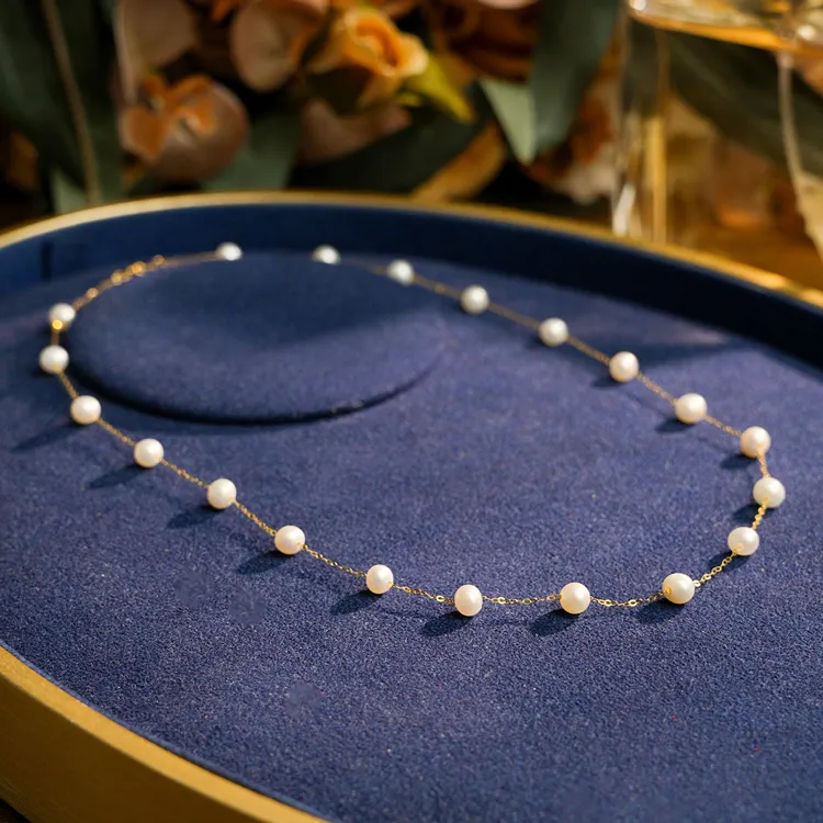 Zocai Freshwater Pearl Necklaces Women's-4