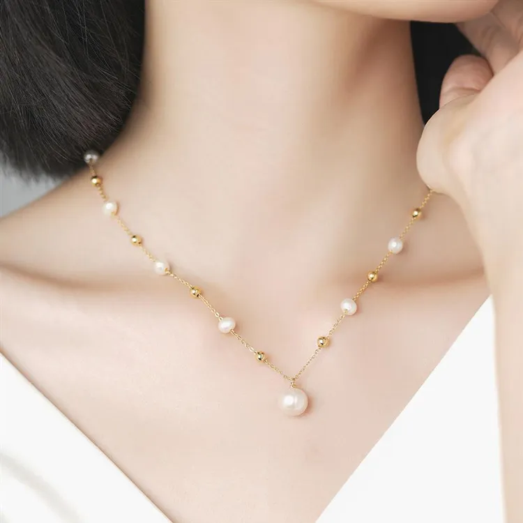 Zocai Freshwater Pearl Necklaces Women's-4