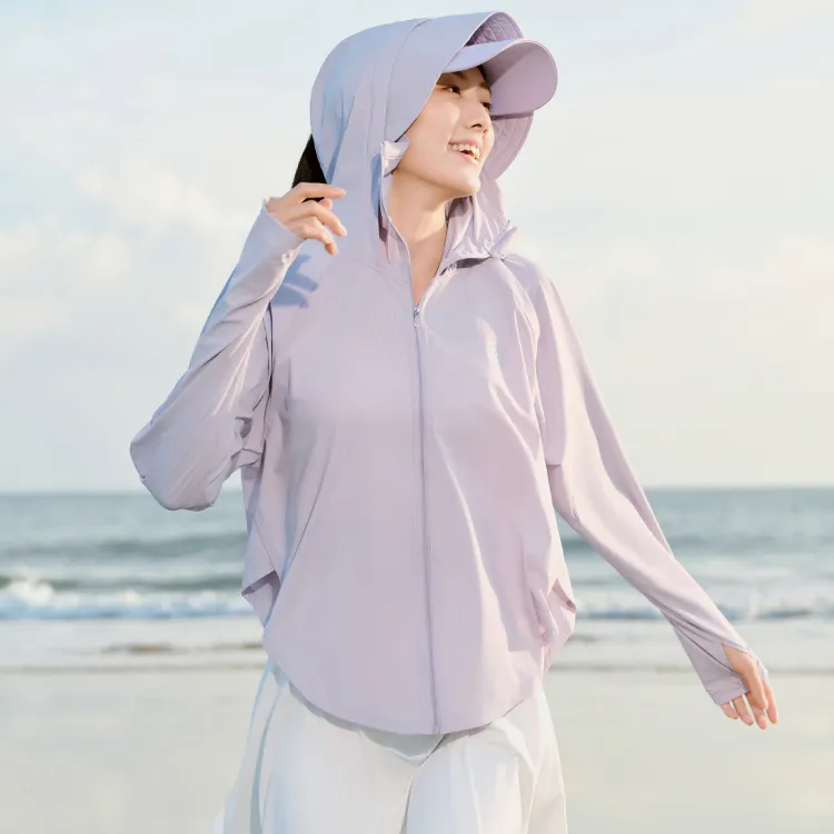 BOSIDENG Sun Series Super Light Breathable UV Protection Sun Protection Clothing Women's-19