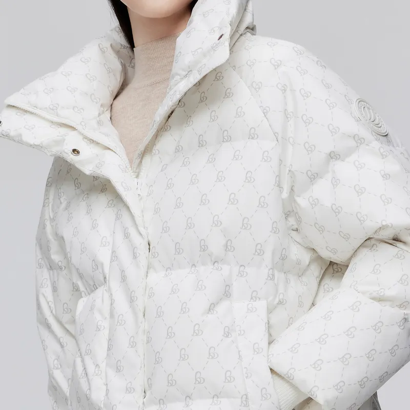 BOSIDENG Letter Aging Down Jackets Women's-12