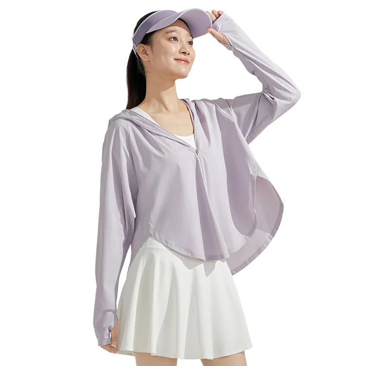 BOSIDENG Sun Series Super Light Breathable UV Protection Sun Protection Clothing Women's-17