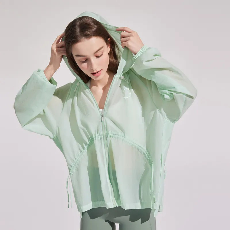 BOSIDENG Sun Protection Clothing Women's Ice Lotus Green 4208-4