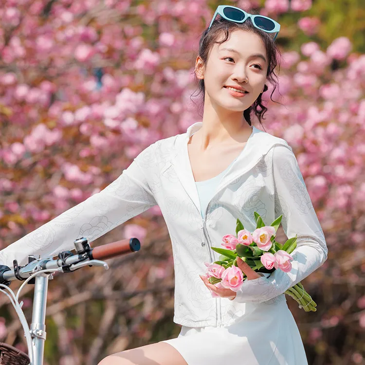 BOSIDENG Super Light Breathable UV Protection Sun Protection Clothing Women's-25