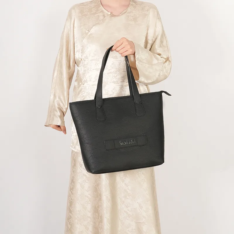 SISISM Pu Tote Handbag, Shoulder Bag Medium Size Women's Multicolor-9