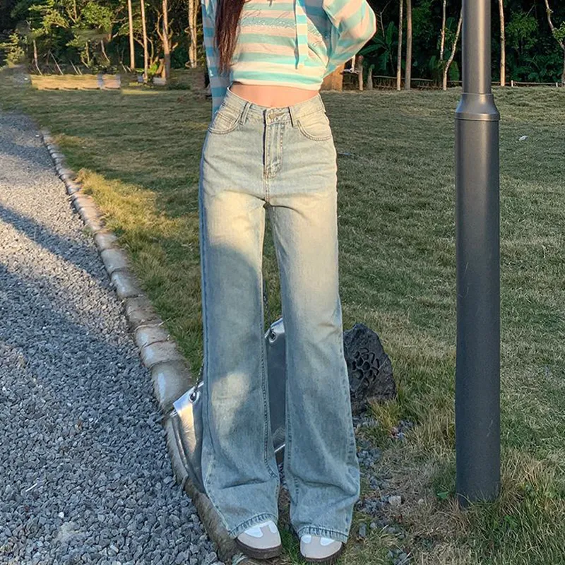 FAIRWHALE Jeans Women's Light Blue-5