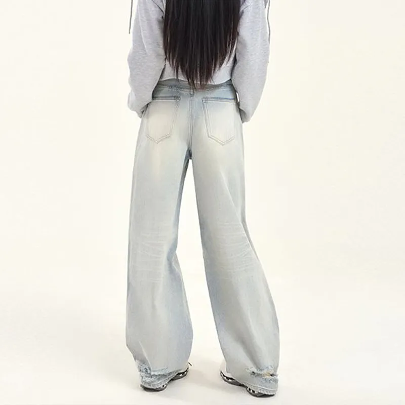 FAIRWHALE Jeans Women's Light Blue-7