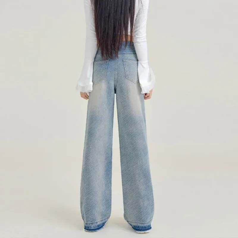 FAIRWHALE Jeans Women's Vintage-3