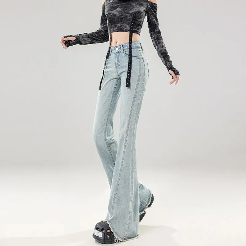 FAIRWHALE Jeans Women's Vintage Blue-33