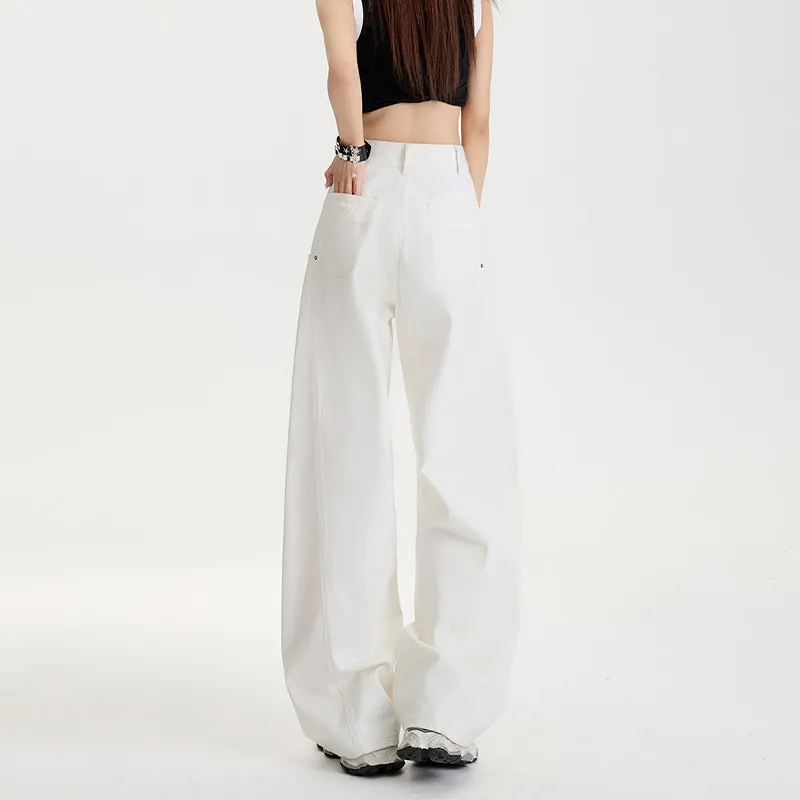 FAIRWHALE Casual Pants Women's White-7