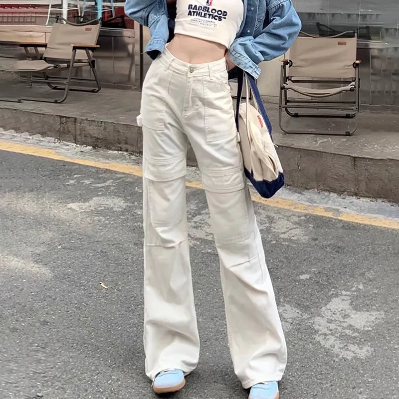 FAIRWHALE Jeans Women's White-1