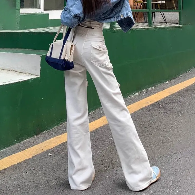 FAIRWHALE Jeans Women's White-3