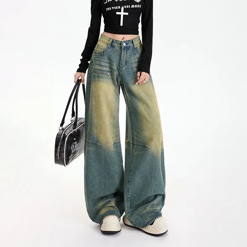 FAIRWHALE Jeans Women's Turquoise-6