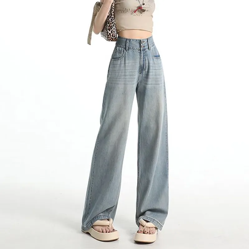 FAIRWHALE Jeans Women's Denim Blue-5